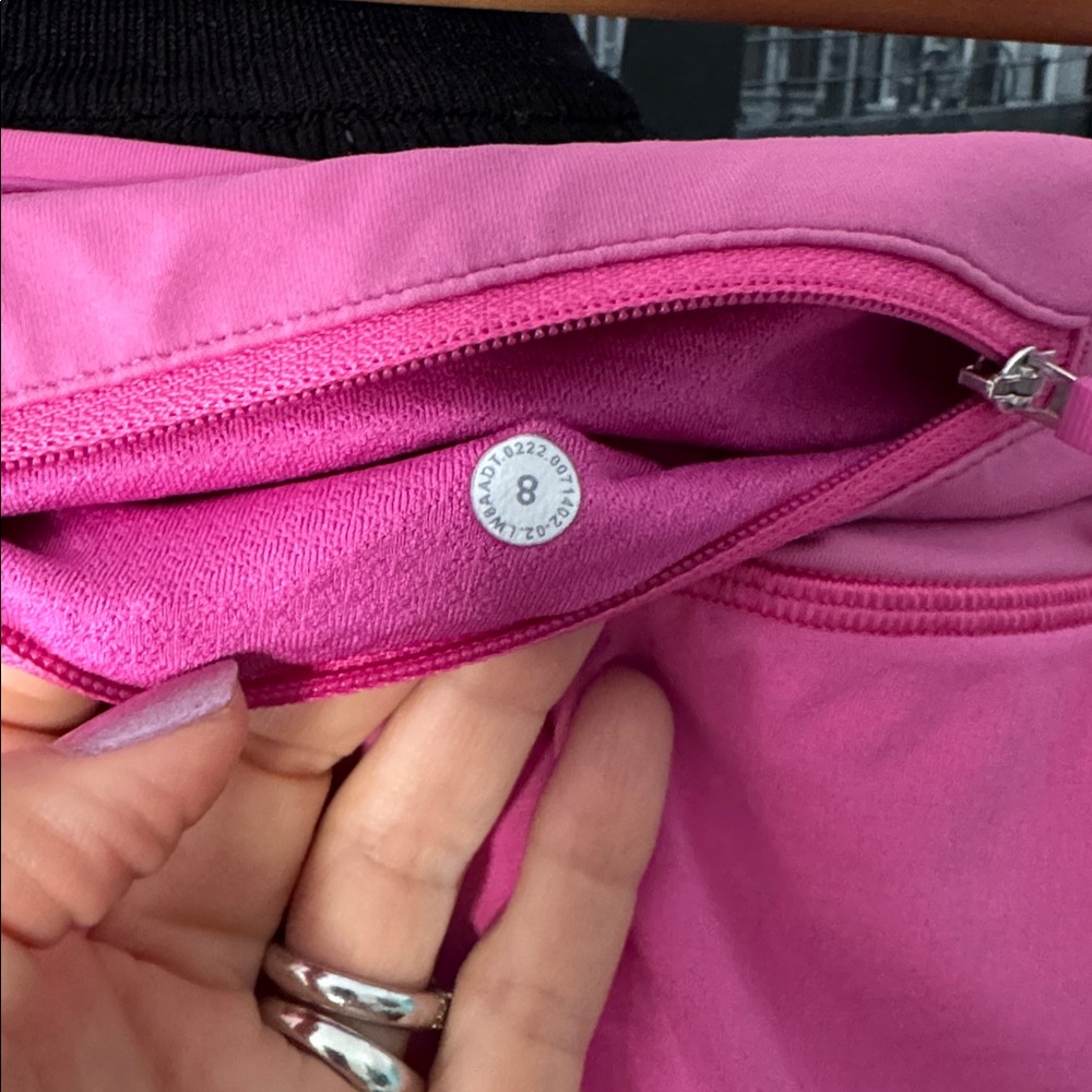 lululemon athletica sonic Pink Pace Rival Mid-Rise Skirt size 8 - Picture 2 of 7
